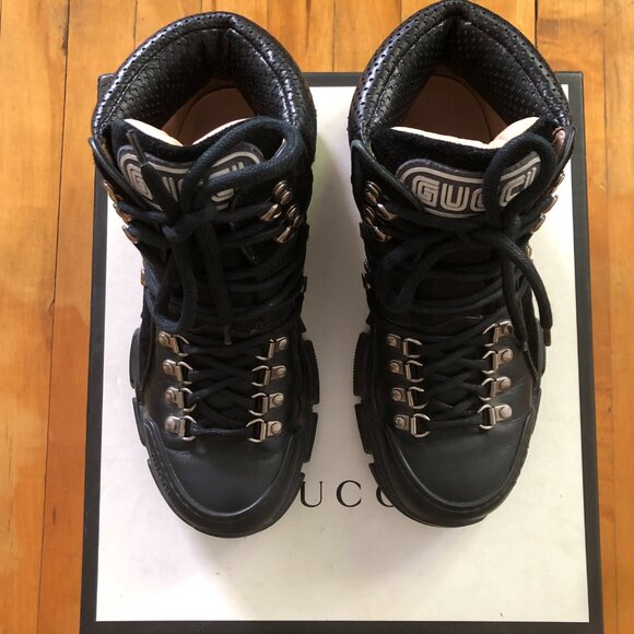 GUCCI Flashtrek hiking-style boots - Picture 4 of 9